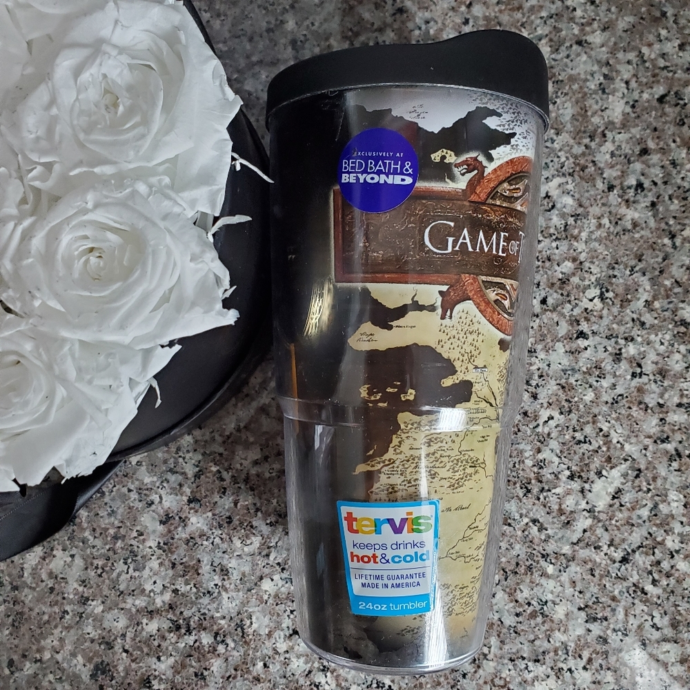 NWT Game of Thrones Westeros Map 24 oz Tumbler